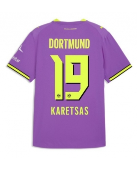 Borussia Dortmund Konstantinos Karetsas #19 Maglia Gara Terza Repliche 2026-27 Maniche Corte Borussia Dortmund Konstantinos Karetsas #19 Maglia Gara Terza Repliche 2026-27 Maniche Corte
